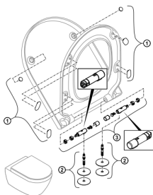 Сиденье с крышкой для унитаза Villeroy & Boch Subway 3.0 дюроспласт альпийский белый 8M426101