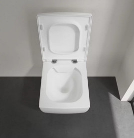 Сиденье с крышкой для унитаза Villeroy & Boch Memento 2.0 Soft Close дюроспласт каменный белый 8M24S1RW