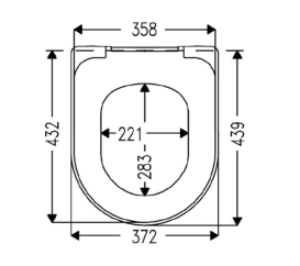 Сидіння із кришкою для унітазу Villeroy & Boch Antao Soft-Close QuickRelease дюроспласт альпійський білий 8M67S1R1