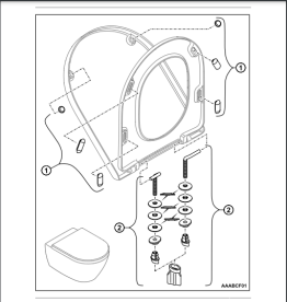 Сидіння скришкою для унітазу Villeroy & Boch O.Novo дюроспласт білий альпійський 8M436101