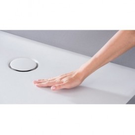 Сифон для душового піддону Geberit d90 з кришкою зливного отвору хром 150.551.21.1