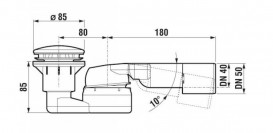 Сифон для душевого поддона Jika Ravenna 33 л/мин H2949830000001