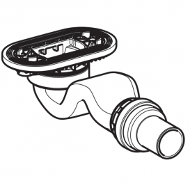 Сифон для душевых поддонов Geberit Sestra высота гидрозатвора 30 мм 550.019.00.1