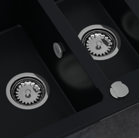 Сифон для кухонной мойки Fisc Italiana Premium 1K Auto автоматический однокамерный хром 01629-1