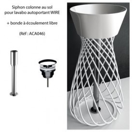 Сифон для раковины ArtCeram хром ACA046