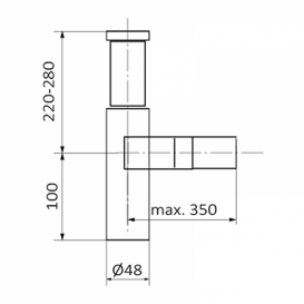 Сифон для раковини GRB Valvuleria стандартний 1 