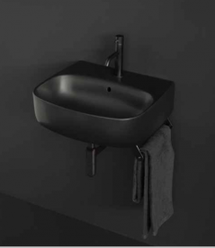 Сифон для раковины Kerasan Lux бутылочный 1” 1/4 чёрный матовый 923531