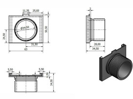 Сифон для раковины Miraggio Agness/Olmos пластик 8813912