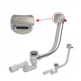 Сифон для ванны Ravak 800 B S/R с наполнением через перелив хром X01504