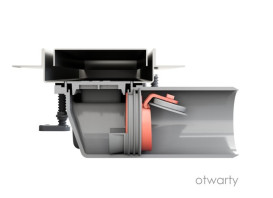 Сифон для водоотводящего желоба Besco Virgo-S сухой затвор SVS-OV