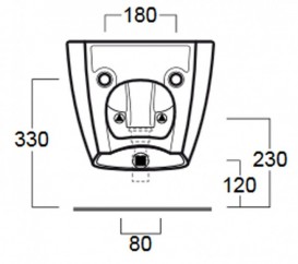 Биде подвесное Simas коллекция Vignoni 56x37x31 VI 19 + F85