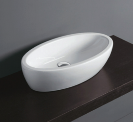 Раковина для ванної накладна Simas колекція Spazio біла LFT64