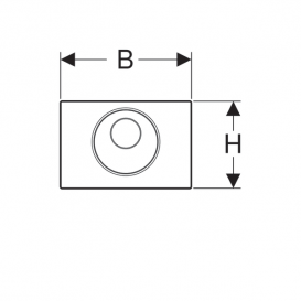 Система электронного управления смывом унитаза Geberit с панелью Sigma10 автоматический / бесконтактный / ручной смыв 115.856.SN.1