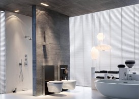 Система инсталляции для биде Geberit Monolith 101 см черное стекло/алюминий черный хром 131.030.SJ.6