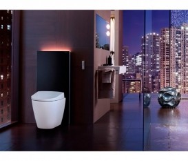 Система инсталляции для напольного унитаза Geberit Monolith Plus стекло умбра 131.201.SQ.5