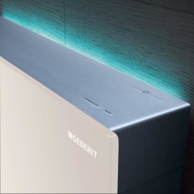 Система инсталляции для напольного унитаза Geberit Monolith Plus стекло песок 131.201.TG.5