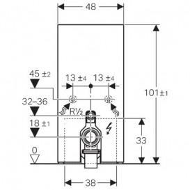 Система инсталляции для напольного унитаза Geberit Monolith Plus стекло песок 131.201.TG.5
