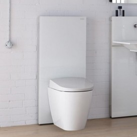 Система инсталляции для напольного унитаза Geberit Monolith Plus стекло белый 131.233.SI.5