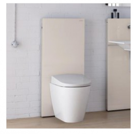 Система інсталяції для підлогового унітазу Geberit Monolith Plus скло пісок 131.233.TG.5