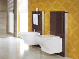 Система инсталляции для напольных и подвесных биде Geberit Monolith стекло умбра 131.030.SQ.5