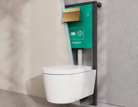 Система інсталяції для підвісного унітазу Hansgrohe iFrame Universal 1120 сталь 01022180