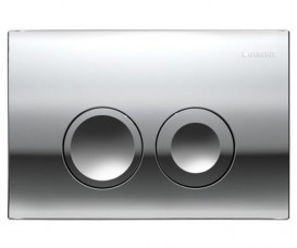 Система инсталляции для подвесного унитаза Geberit Duofix cо встроенным бачком Delta и клавишей Delta21 хром глянцевый 458.126.00.1+115.125.21.1