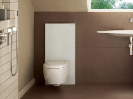 Система інсталяції для підвісного унітазу Geberit Monolith скло умбра 131.021.SQ.5