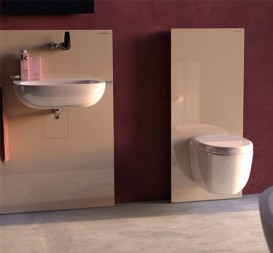 Система инсталляции для подвесного унитаза Geberit Monolith стекло песок 131.021.TG.5