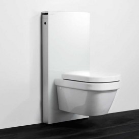 Система инсталляции для подвесного унитаза Geberit Monolith Plus стекло белый 131.221.SI.5