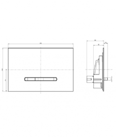 Система инсталляции для подвесного унитаза Villeroy&Boch ViConnect 3в1 52 5х112х13 5 92246100+92218068