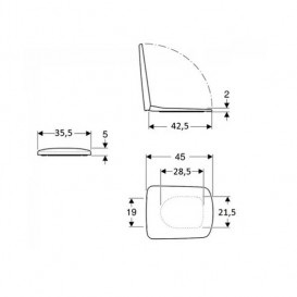 Система инсталляции Geberit Duofix Delta с унитазом Selnova Square с сидением soft-close 500.275.01.1+500.334.01.1+458.126.00.1