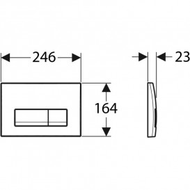 Система инсталляции Geberit Duofix с клавишей смыва Delta50 белый 458.126.00.1+115.119.11.1