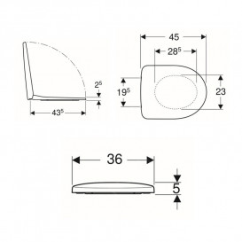 Система инсталляции Geberit Duofix Sigma с унитазом Selnova Rimfree с сидением soft-close 500.694.01.2+500.333.01.1+111.300.00.5