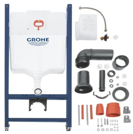 Система инсталляции Grohe Solido Even 4 в 1 с клавишей унитазом Kroner Harz и крышкой 3884966KH493736