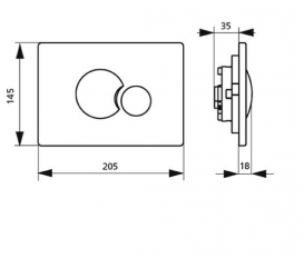Система інсталяції для підвісного унітазу Sanit Ineo 4в1 112х52.5х13 90.721.00.S002