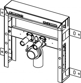 Система инсталяции TECE TECEbox для подвесных раковин сталь 9370032