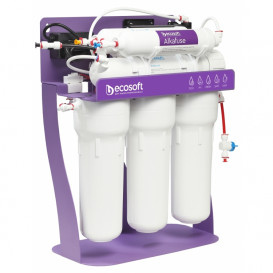 Система обратного осмоса Ecosoft P'Ure Alkafuse с помпой на станине MO675MALCPSECO