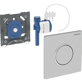 Система пневматичного керування змивом пісуару Geberit кнопка змиву 10 нержавіюча сталь чорний/чорний матовий 116.015.DW.1