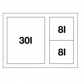 Система сортировки отходов Blanco Select II XL60 пластик/сталь 526210