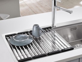 Складная решетка для мойки Blanco 460х426 мм нержавеющая сталь 238482