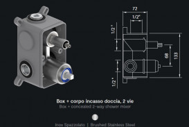 Прихована частина змішувача Ponsi Stilox BTSTLXIN02