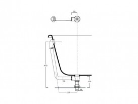 Злив-перелив для ванни Simas Vasche хром 120017