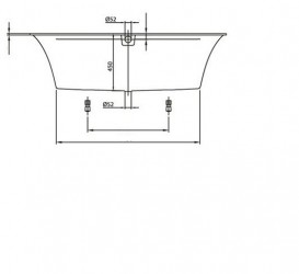 Слив-перелив с наполнением Villeroy&Boch UPCON0123