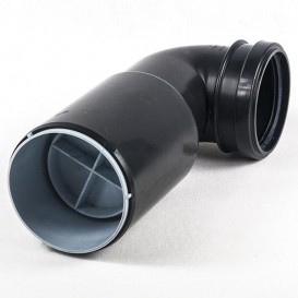 Сливное колено для скрытой установки Roca DUPLO пластик черный AV0004800R