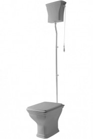 Зливний бачок для унітазу ArtCeram Civitas високий сірий CIC006 34; 00