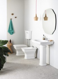 Зливний бачок для унітазу ArtCeram Civitas низький білий глянсовий CIC007 01; 00