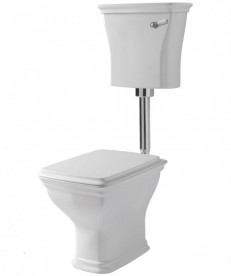 Зливний бачок для унітазу ArtCeram Civitas низький білий глянсовий CIC007 01; 00