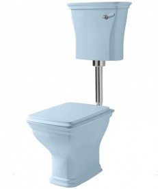 Зливний бачок для унітазу ArtCeram Civitas низький блакитний CIC007 32; 00