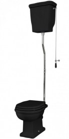 Сливной бачок для унитаза ArtCeram Hermitage чёрный глянцевый HEC004 03;00