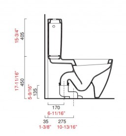 Зливний бачок для унітазу Catalano Velis з кришкою кераміка білий 1CMVSJ00